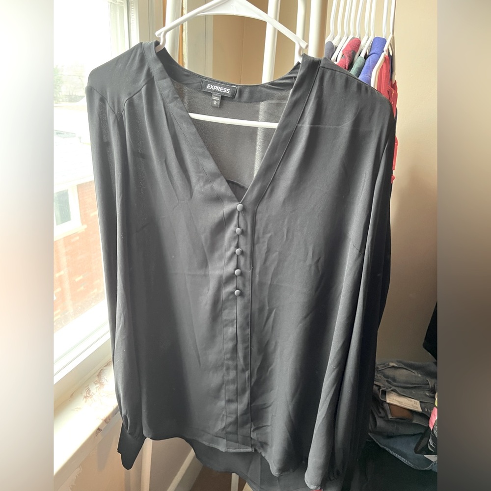Express - Black Blouse - Size Medium